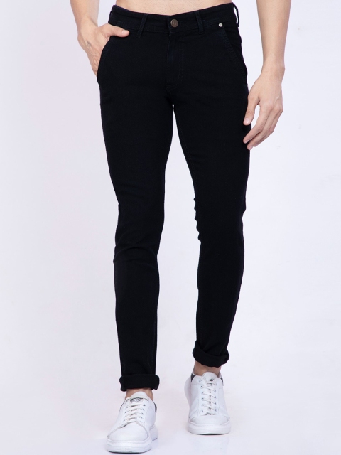 

HJ HASASI Men Black Slim Fit Stretchable Jeans