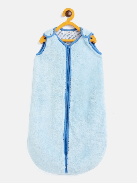 

JWAAQ Infant Blue Solid Baby Sleeping Bag