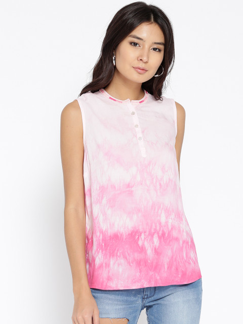

Pepe Jeans Women Pink Dyed Top