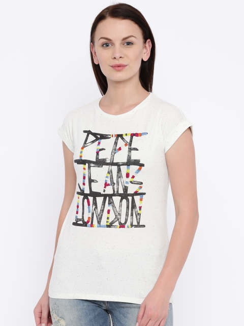

Pepe Jeans Off-White Printed T-shirt