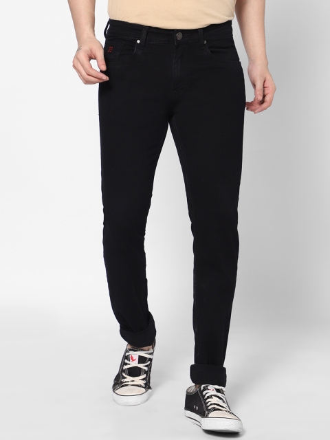 

HJ HASASI Men Black Slim Fit Stretchable Jeans