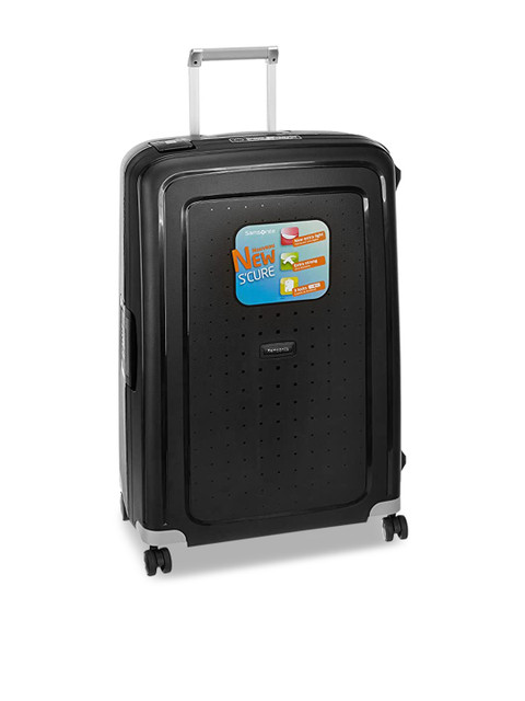 

Samsonite Black Solid Hard-Sided Large Trolley Bag
