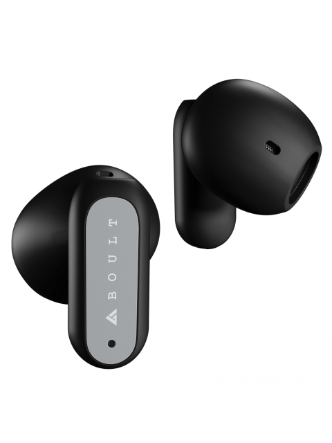 

BOULT AUDIO Black AirBass T1 True Wireless Bluetooth Earbuds