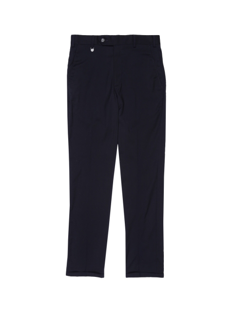 

Park Avenue Men Navy Blue Neo Fit Solid Formal Trousers