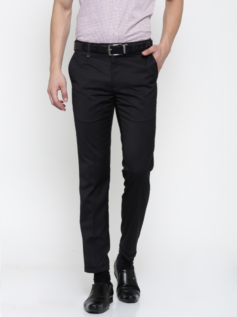 

Park Avenue Men Grey Slim Fit Solid Formal Trousers