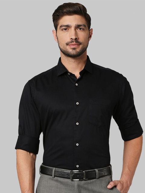 

Park Avenue Men Black Slim Fit Casual Shirt