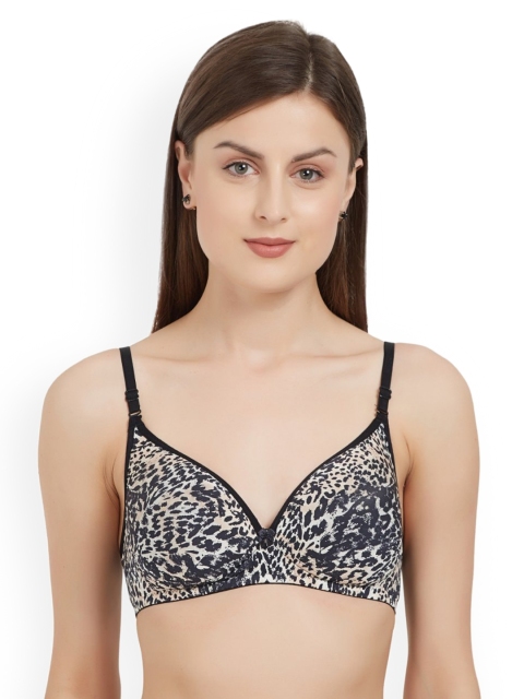 

Libertina Black & Cream-Coloured Bra