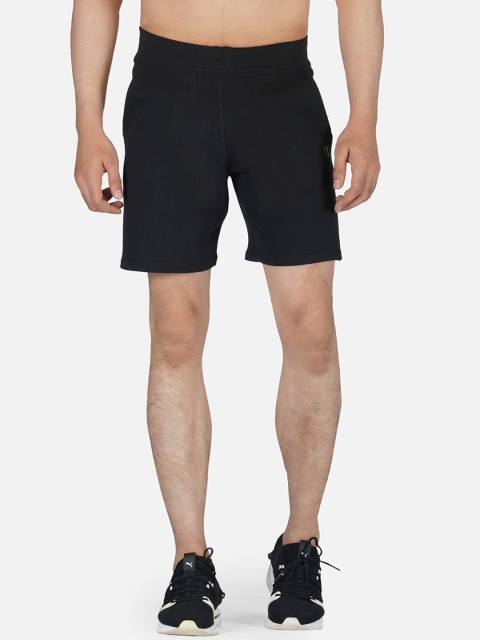 

IMPERATIVE Men Black Running Shorts