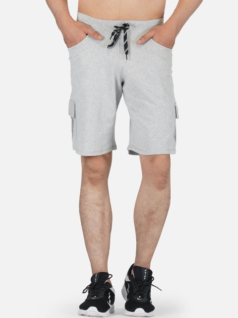 

IMPERATIVE Men Grey Cycling Sports Shorts