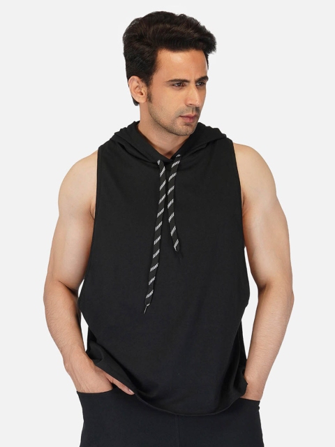 

IMPERATIVE Men Black Anti Odour T-shirt