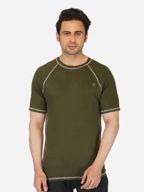 

IMPERATIVE Men Olive Green T-shirt