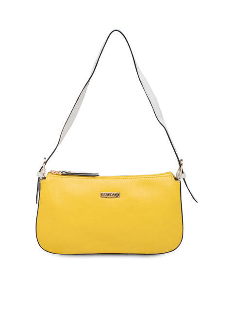 

ESBEDA Yellow Solid Sling Bag