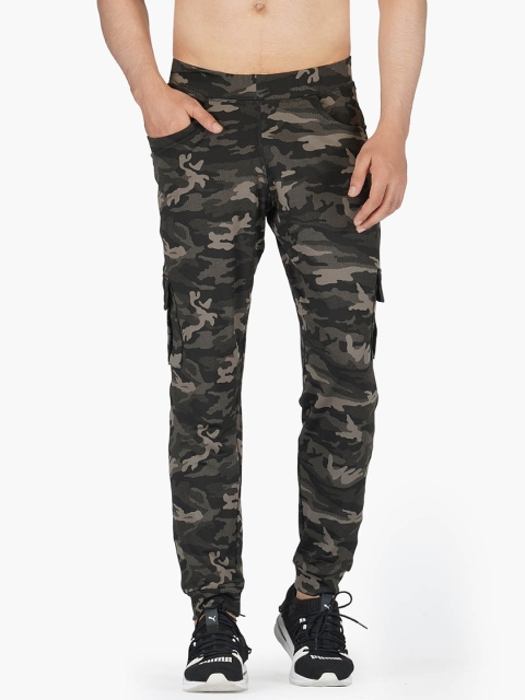 

IMPERATIVE Men Brown Camouflage Printed Joggers