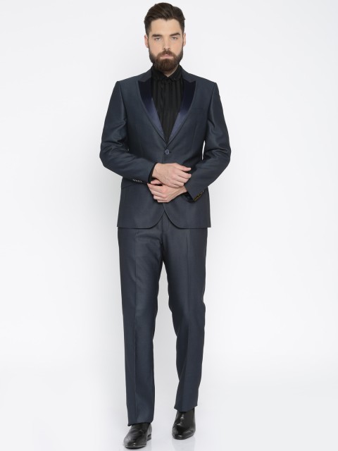 

Raymond Blue Contemporary Fit Single-Breasted Formal Suit