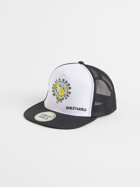 

H&M Girls Black Motif-Detail Cap