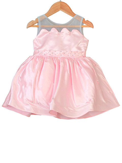 

Enfance Pink Satin Dress