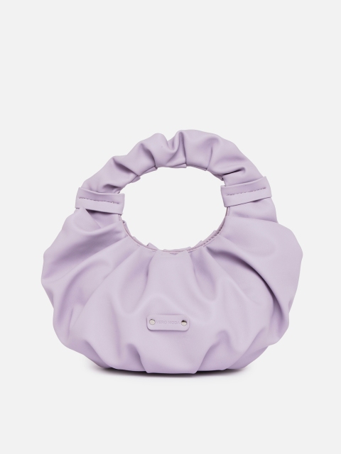 

Vero Moda Purple Structured Hobo Bag with Bow Detail