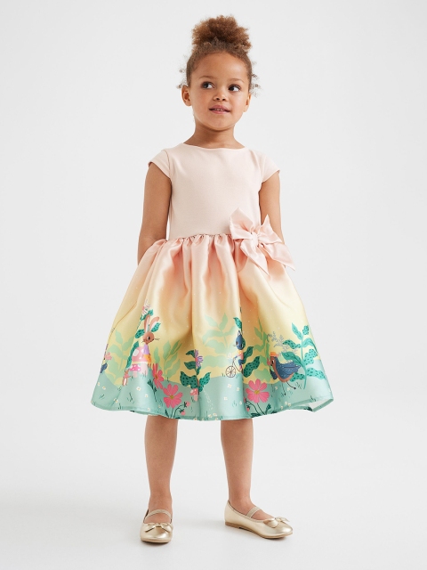 

H&M Girls Multicoloured Flared-Skirt Dress, Multi