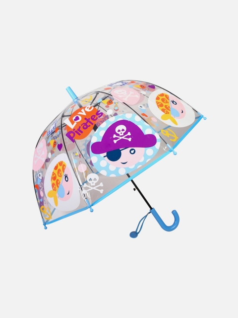 

Little Surprise Box LLP Unisex Kids Blue Gang Of Pirates Theme Printed Umbrellas