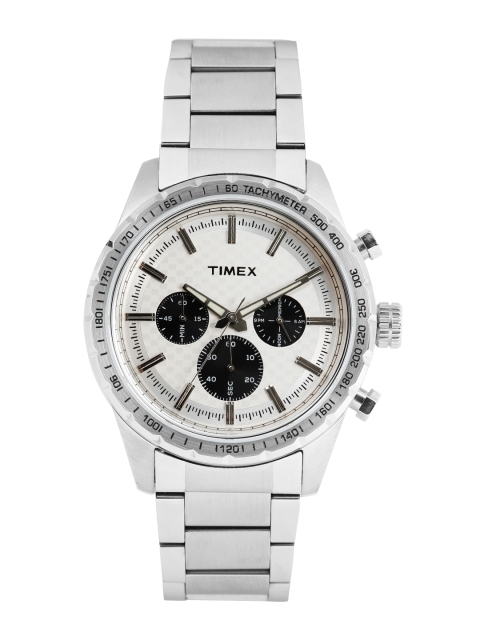

Timex Men Silver-Toned Chronograph Analogue Watch TWEG15607