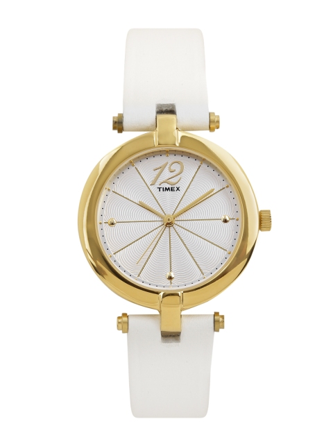

Timex Women White Analogue Watch TW000Z205