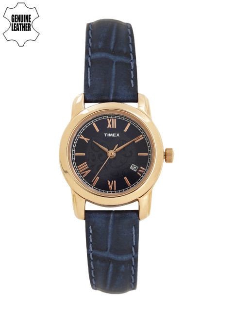 

Timex Women Navy Analogue Watch TWEL11504, Navy blue