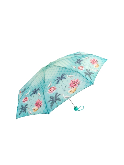 

Home Centre Blue Printed Five-Fold Umbrella