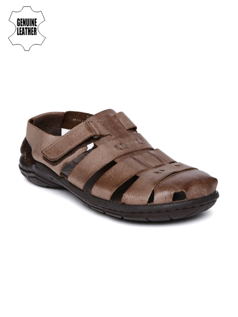 

Ruosh Men Brown Genuine Leather Sandals