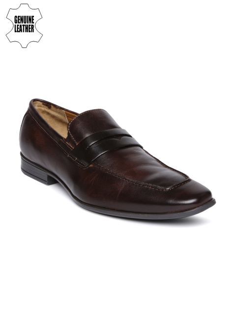 

Ruosh Work Men Brown Genuine Leather Classic Shoes