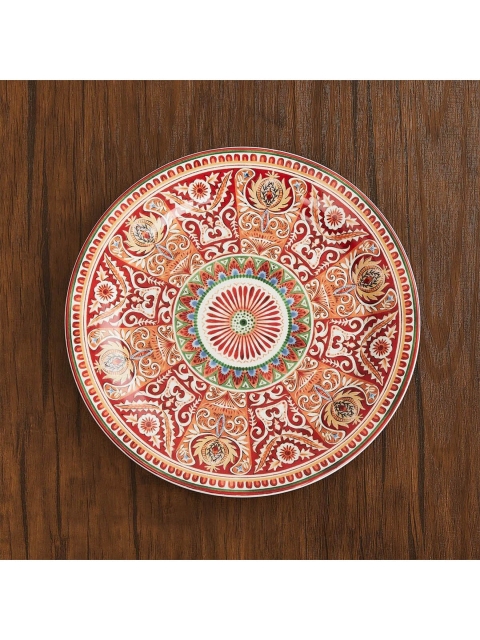 

Home Centre Red & White 1 Pieces Printed Ceramic Glossy Plates