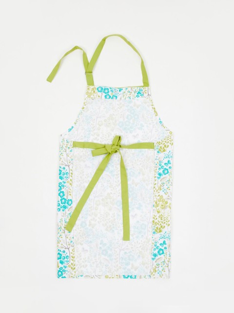 

Home Centre Blue & Green Floral Printed Apron