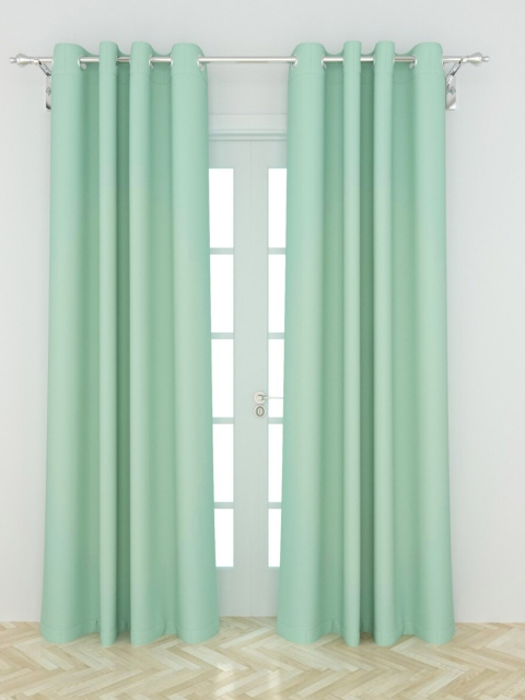

Home Centre Green Set of 2 Black Out Door Curtain