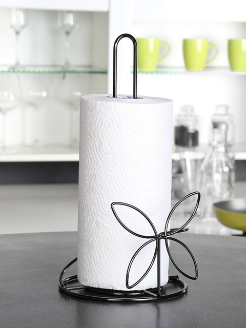 

Home Centre Black Solid Napkin Holder
