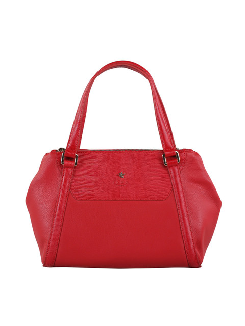 

ILEX Red Textured Shoulder Bag
