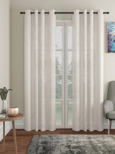 

Molly & Michel Off White Set of 2 Door Curtain