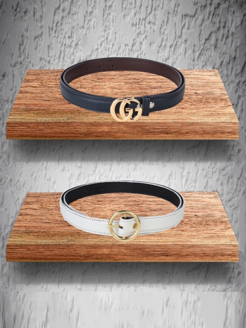 

Swiss Design Women Blue Pack Of 2 Belt