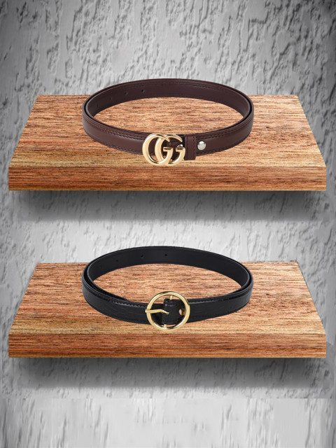 

Swiss Design Women Brown 2 Belt