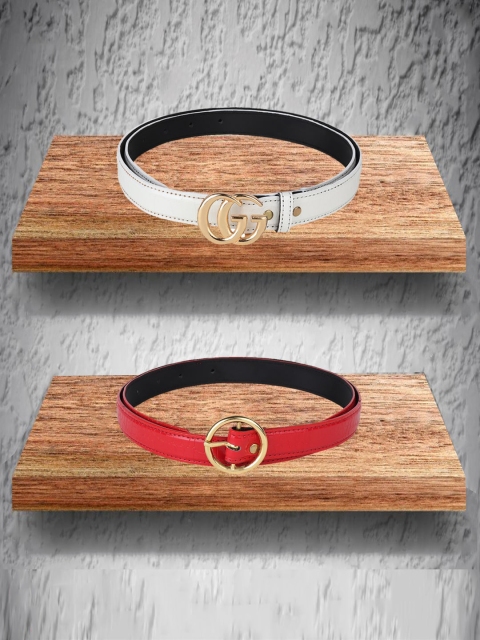 

Swiss Design Women White 2 Belt