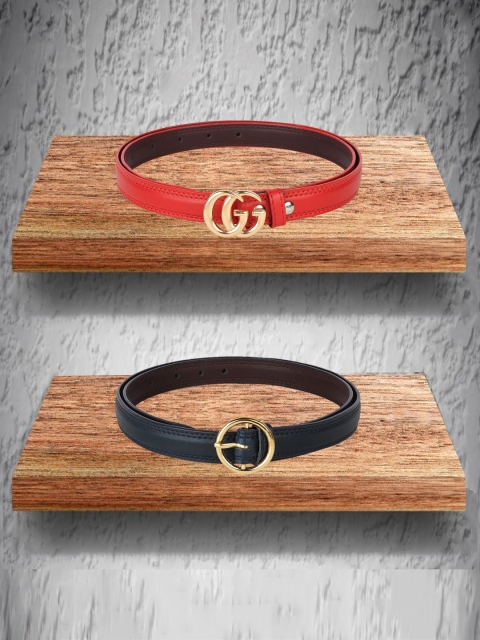 

Swiss Design Women Red 2 Belt