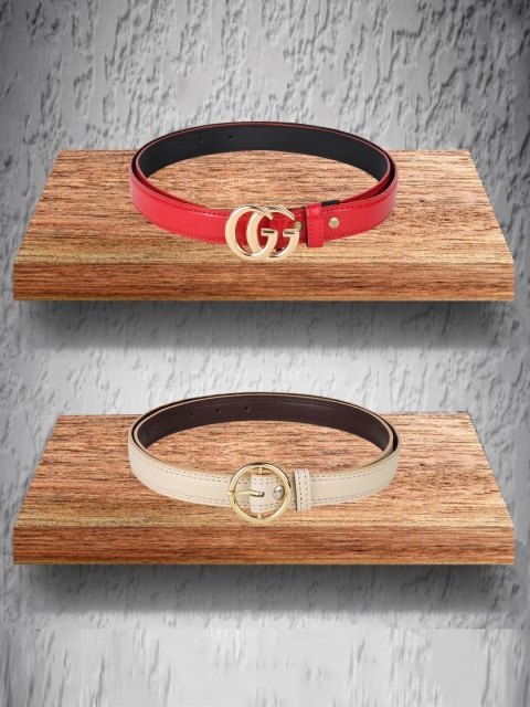 

Swiss Design Women Red 2 Belt