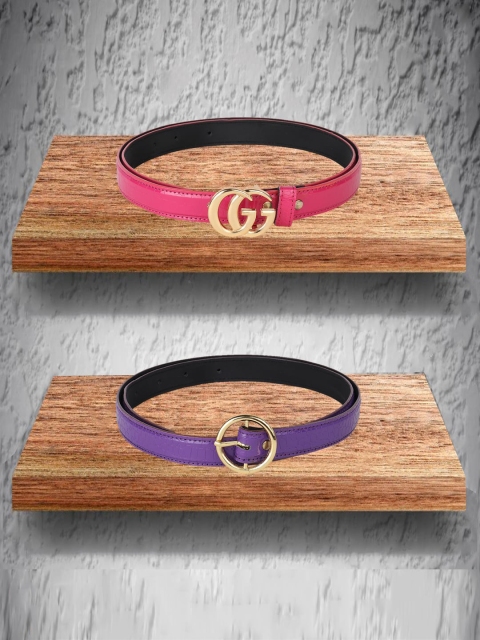 

Swiss Design Women Pink Belts