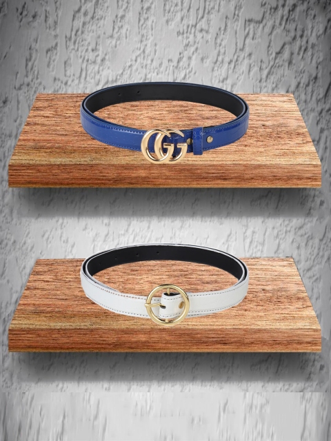 

Swiss Design Women Blue Belts
