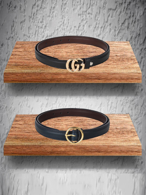 

Swiss Design Women Black 2 Belt