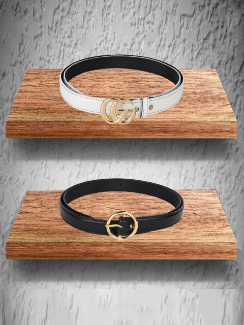 

Swiss Design Women White 2 Belt