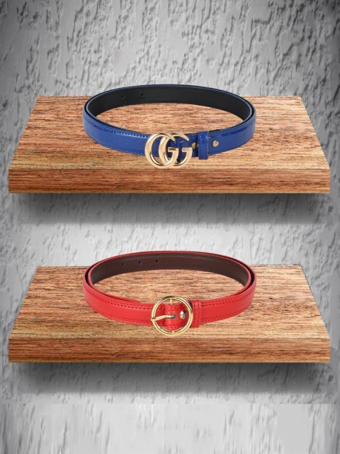 

Swiss Design Women Blue Belts
