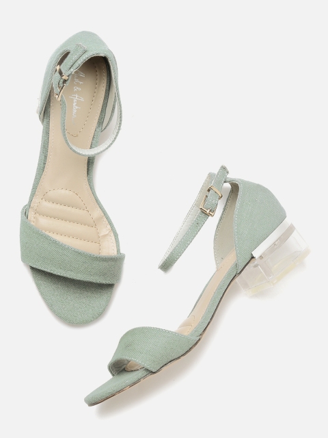 

Mast & Harbour Women Blue Solid Heels