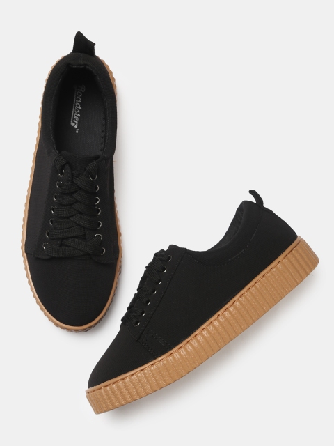

Roadster Women Black Sneakers