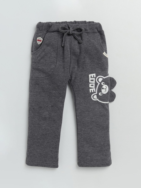 

Olio Kids Infant Boys Grey Graphic Printed Cotton Joggers