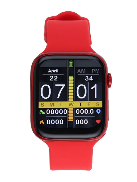 

Tech-Log Red Solid T-Ultra Plus Health Smart Watches