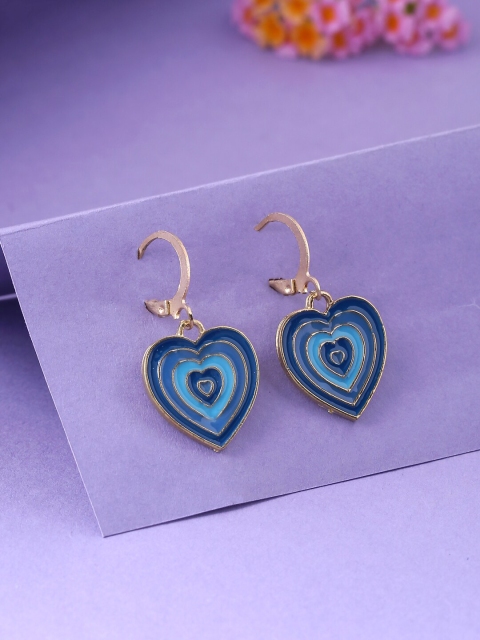 

kashwini womens Blue Contemporary Drop Earrings